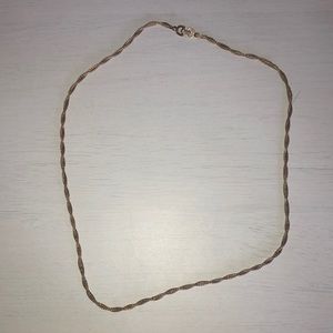 Authentic vintage Christian dior braided rope necklace